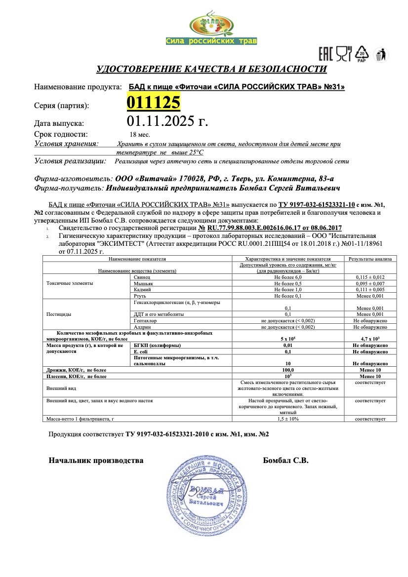 Паспорт №112025